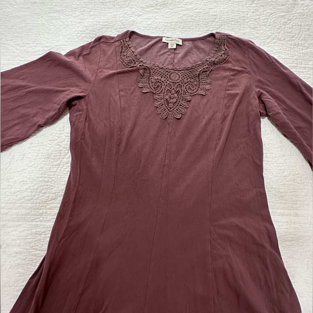Beautiful long with bell sleeve dress